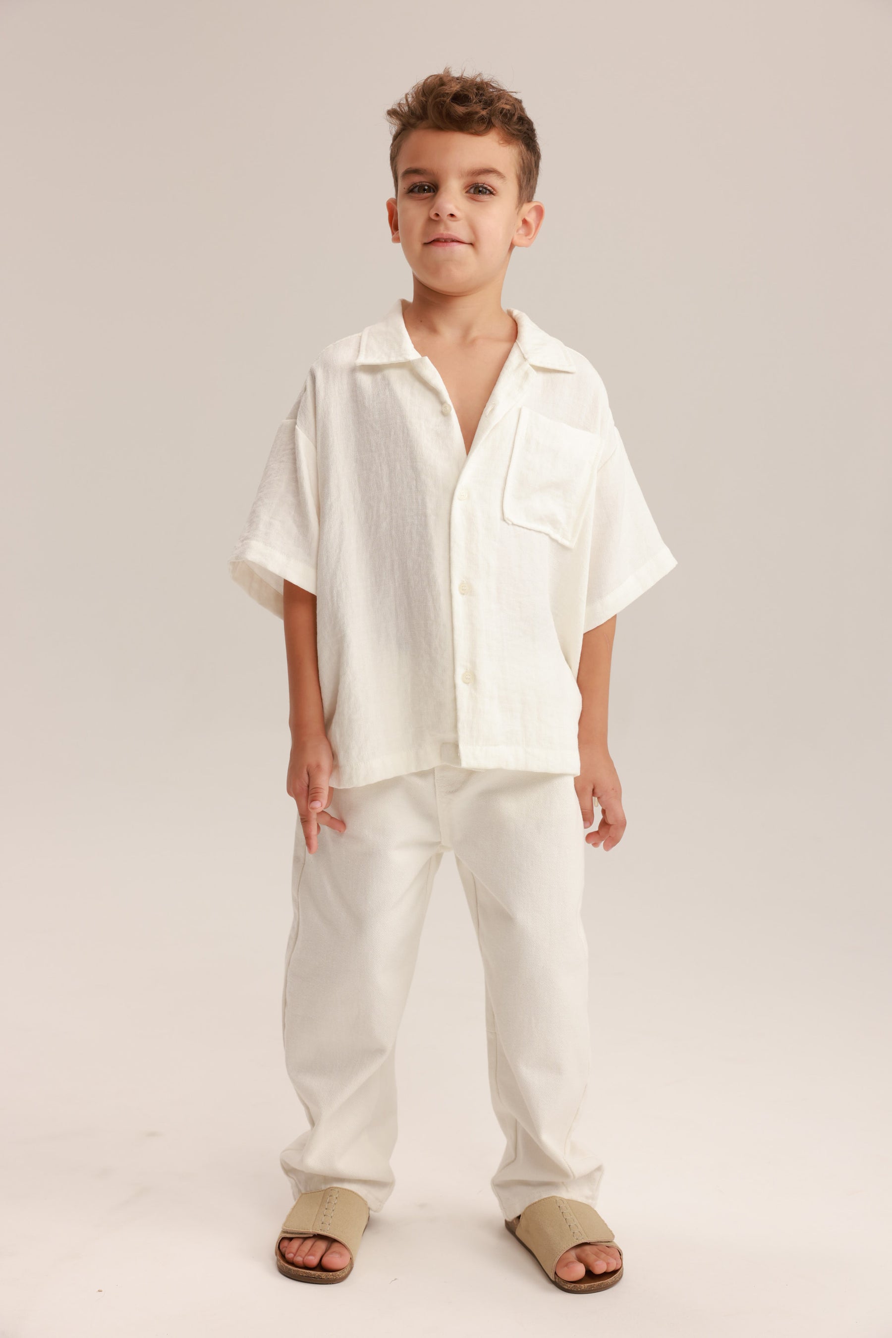 ג'ינס נואל לבן