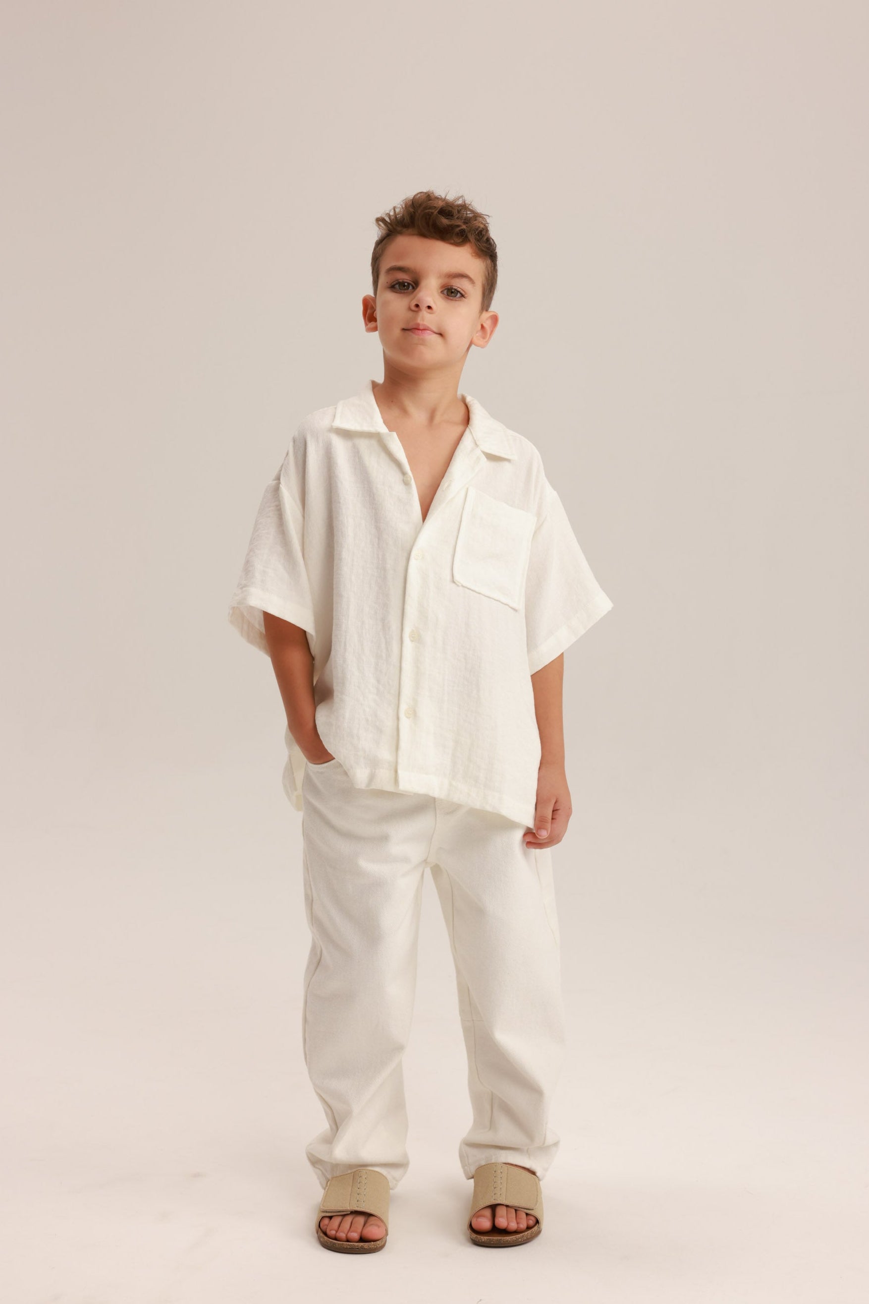 ג'ינס נואל לבן