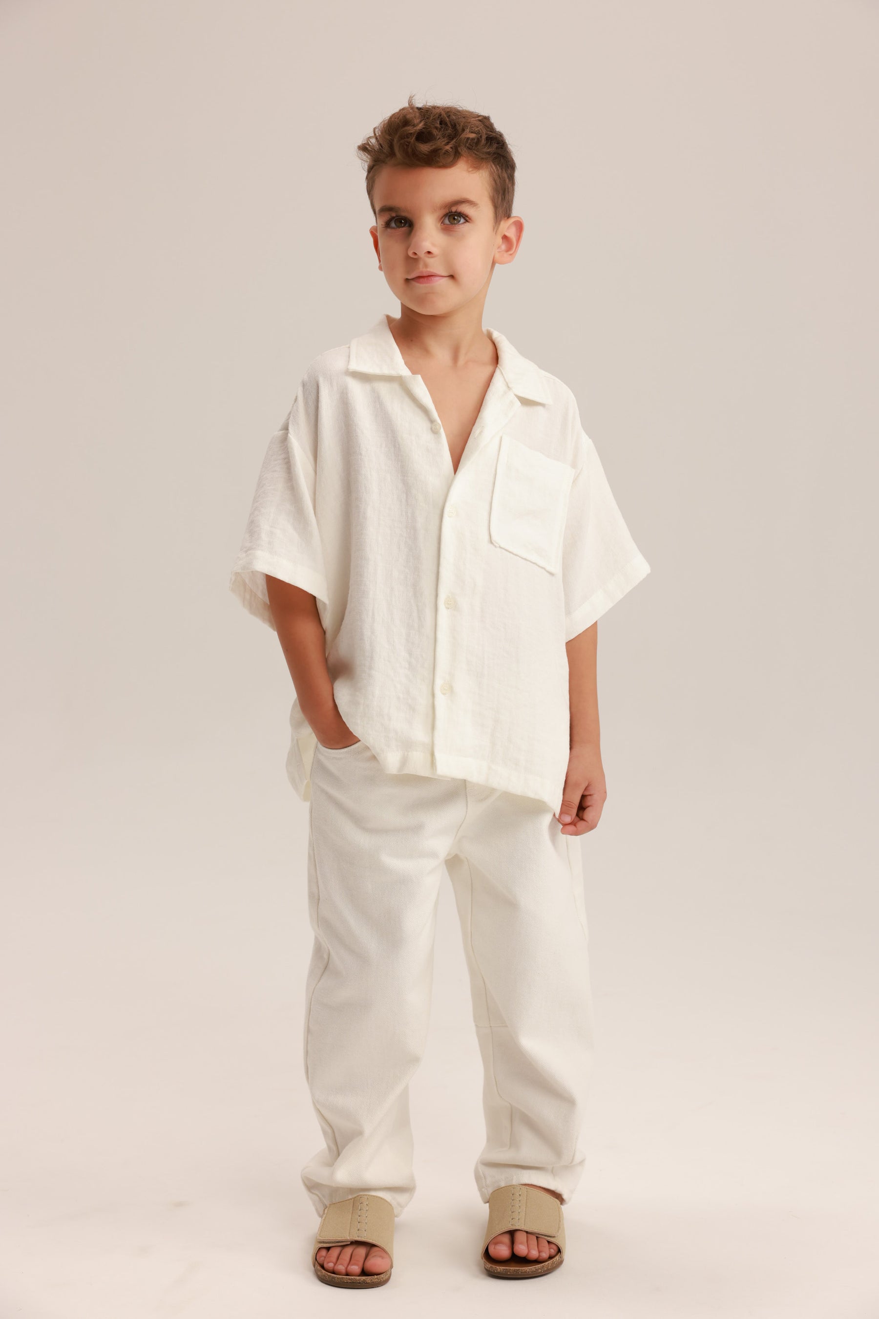 ג'ינס נואל לבן