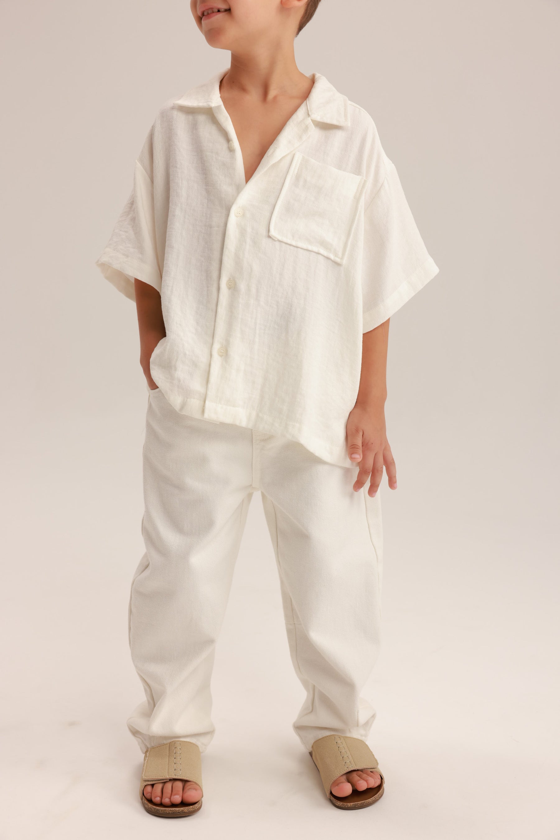 ג'ינס נואל לבן