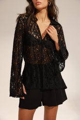 חולצת לוהאן שחורה