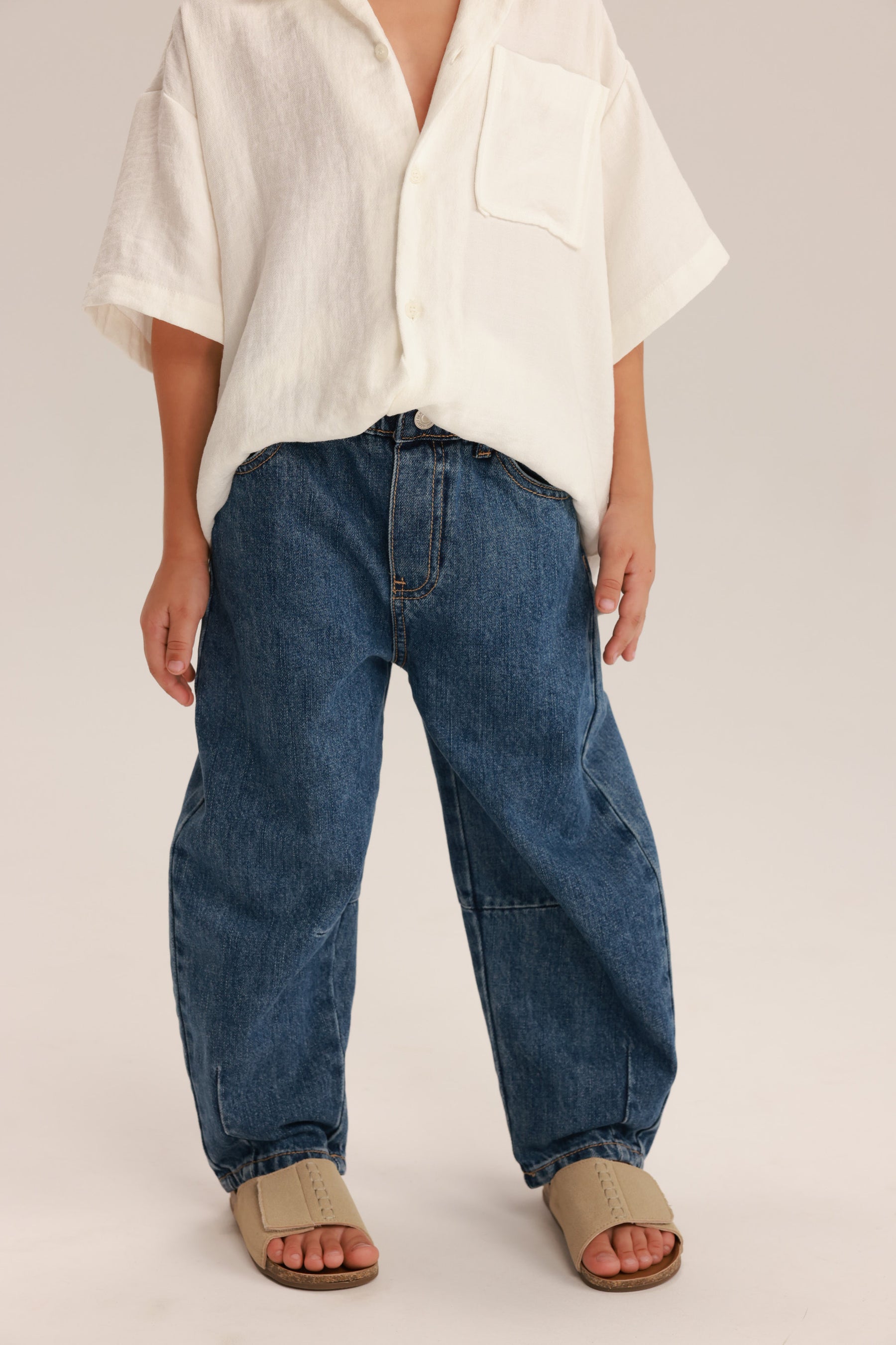 ג'ינס נואל כחול כהה