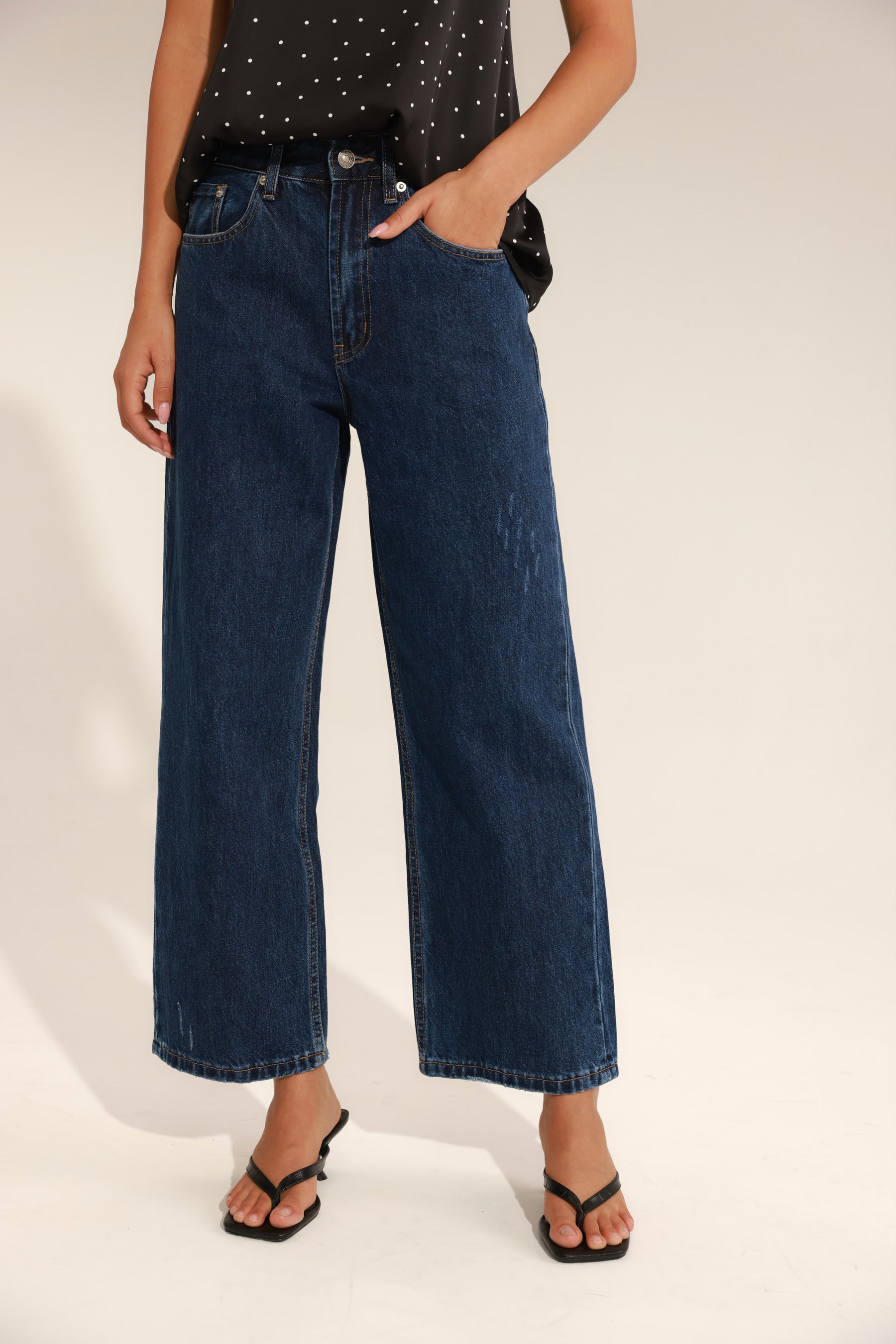 ג'ינס איתן כחול כהה