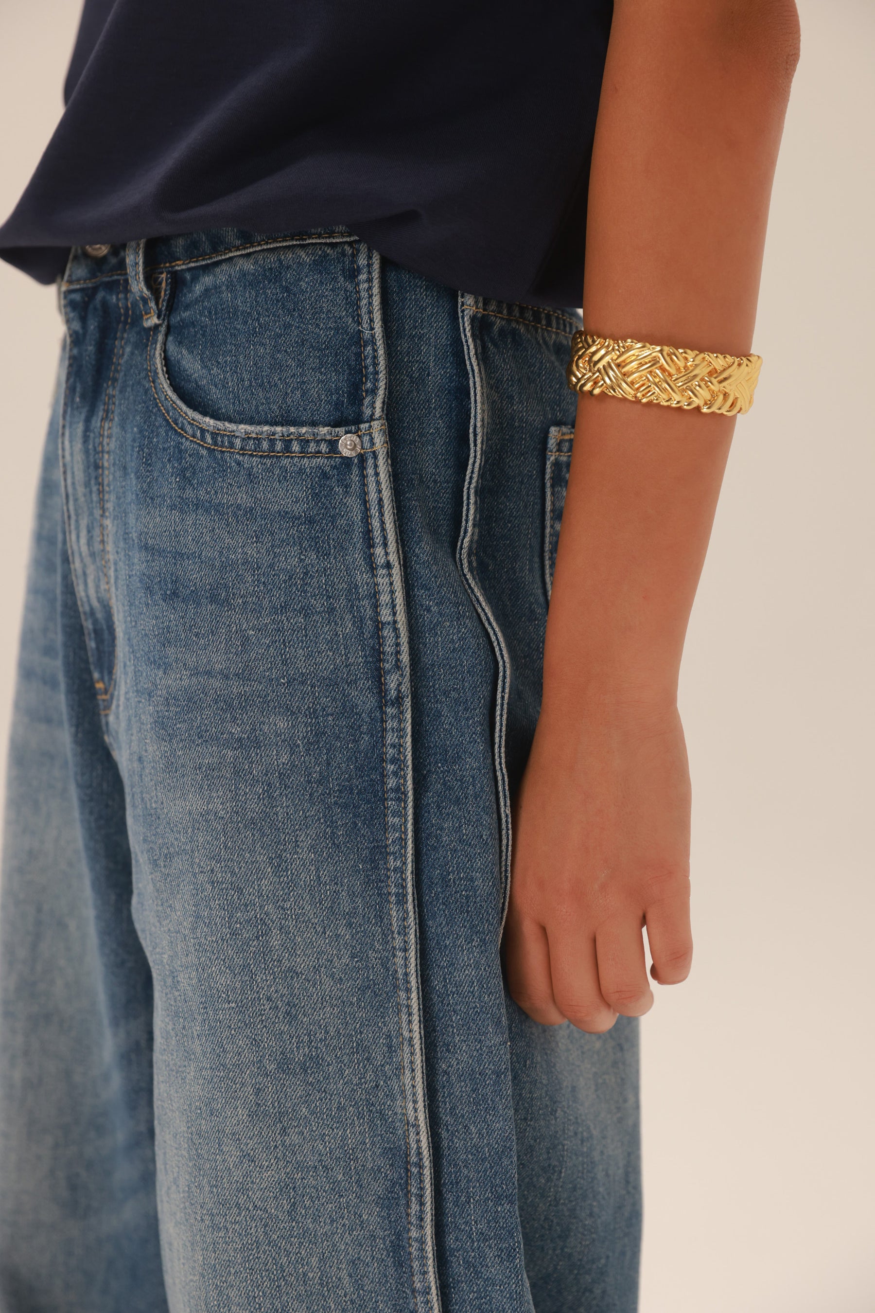 ג'ינס פלורנס כחול כהה