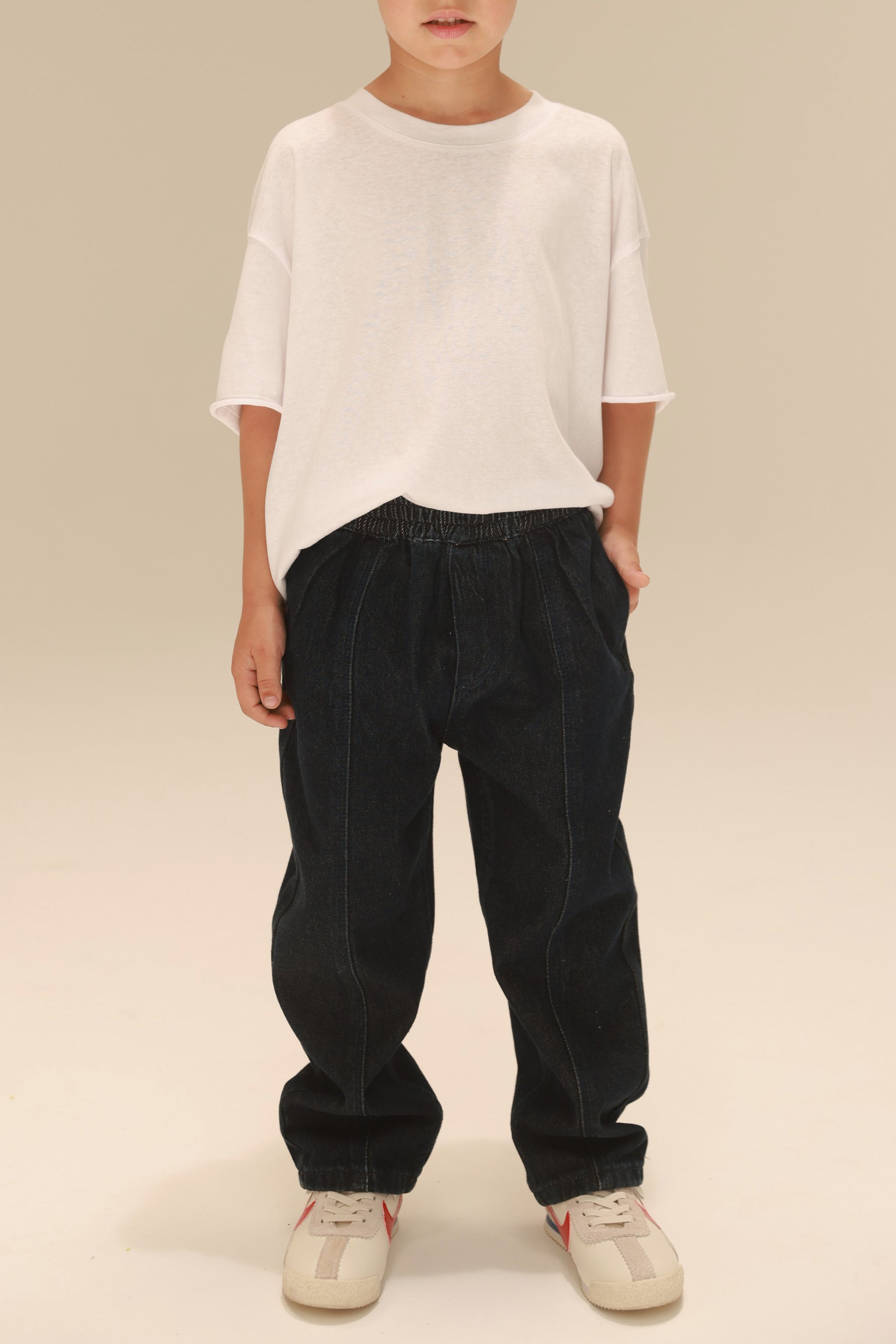 ג'ינס לנון כחול כהה