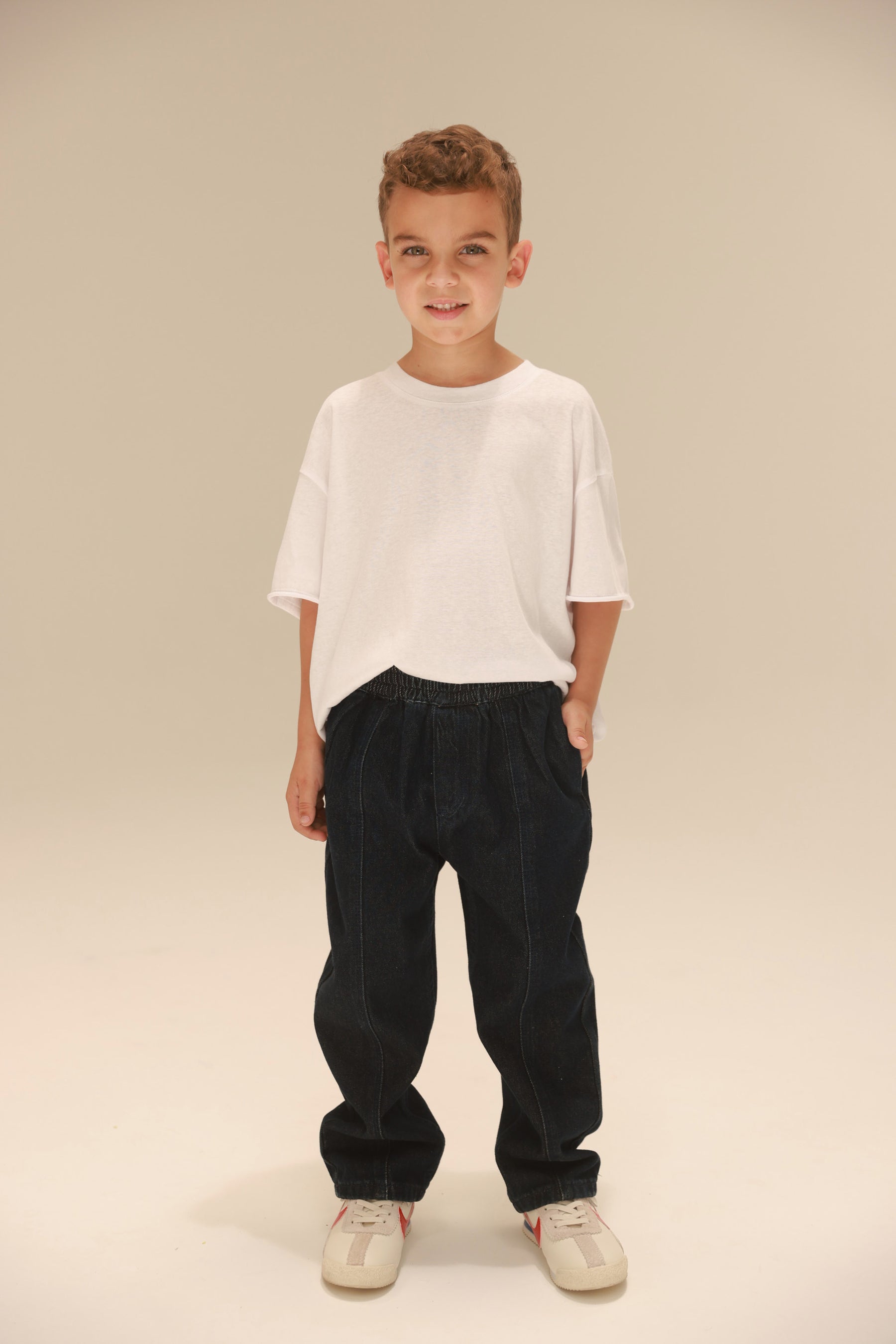 ג'ינס לנון כחול כהה