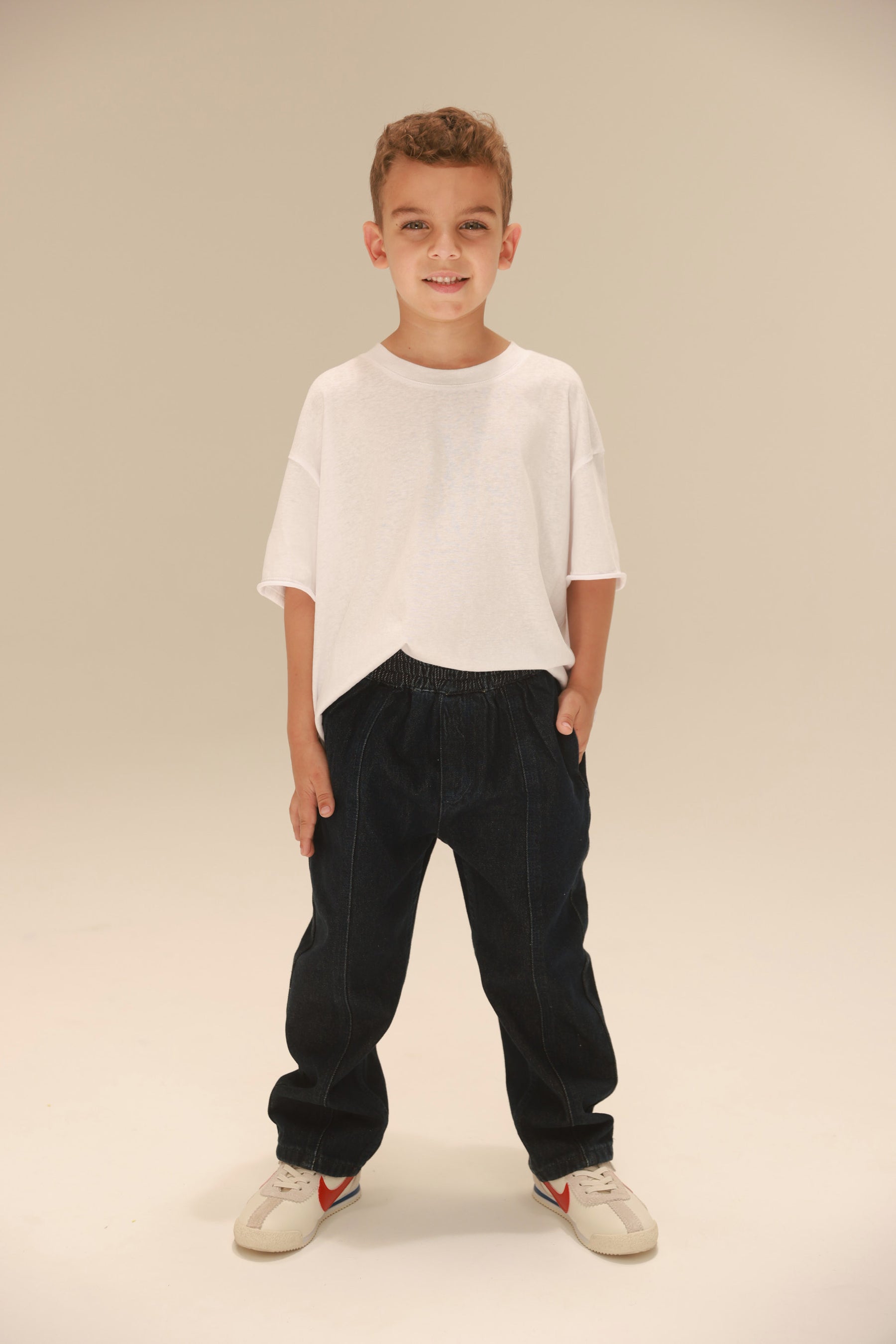 ג'ינס לנון כחול כהה