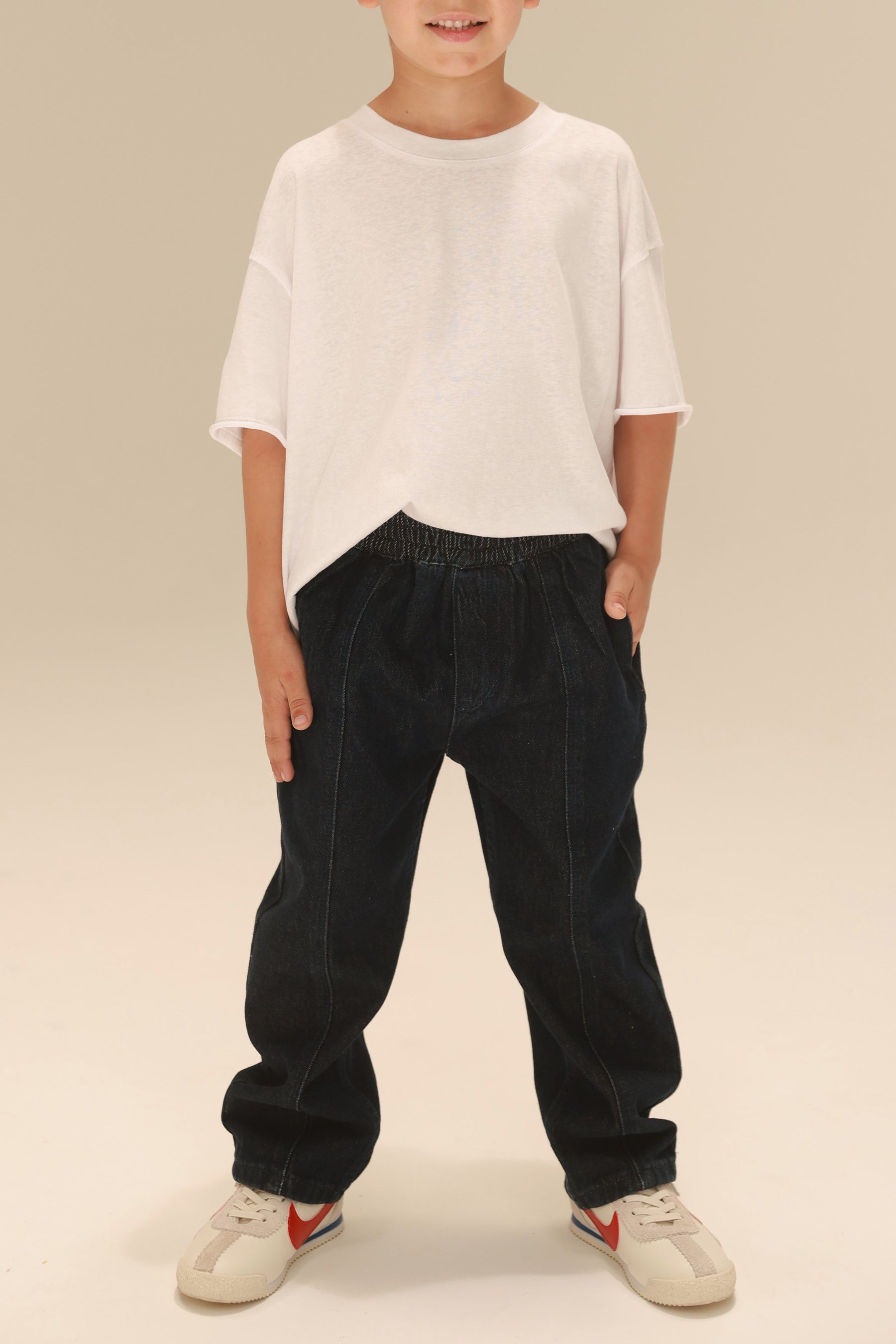 ג'ינס לנון כחול כהה