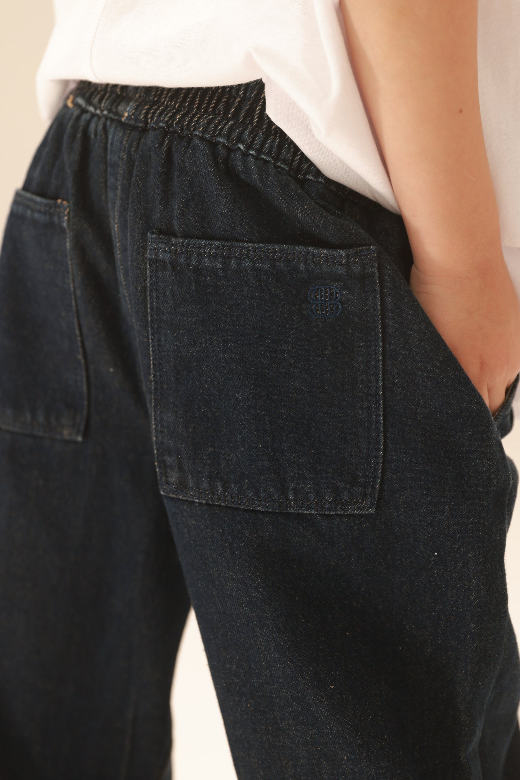 ג'ינס לנון כחול כהה