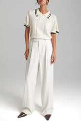 מכנסי ניקולאס לבנים