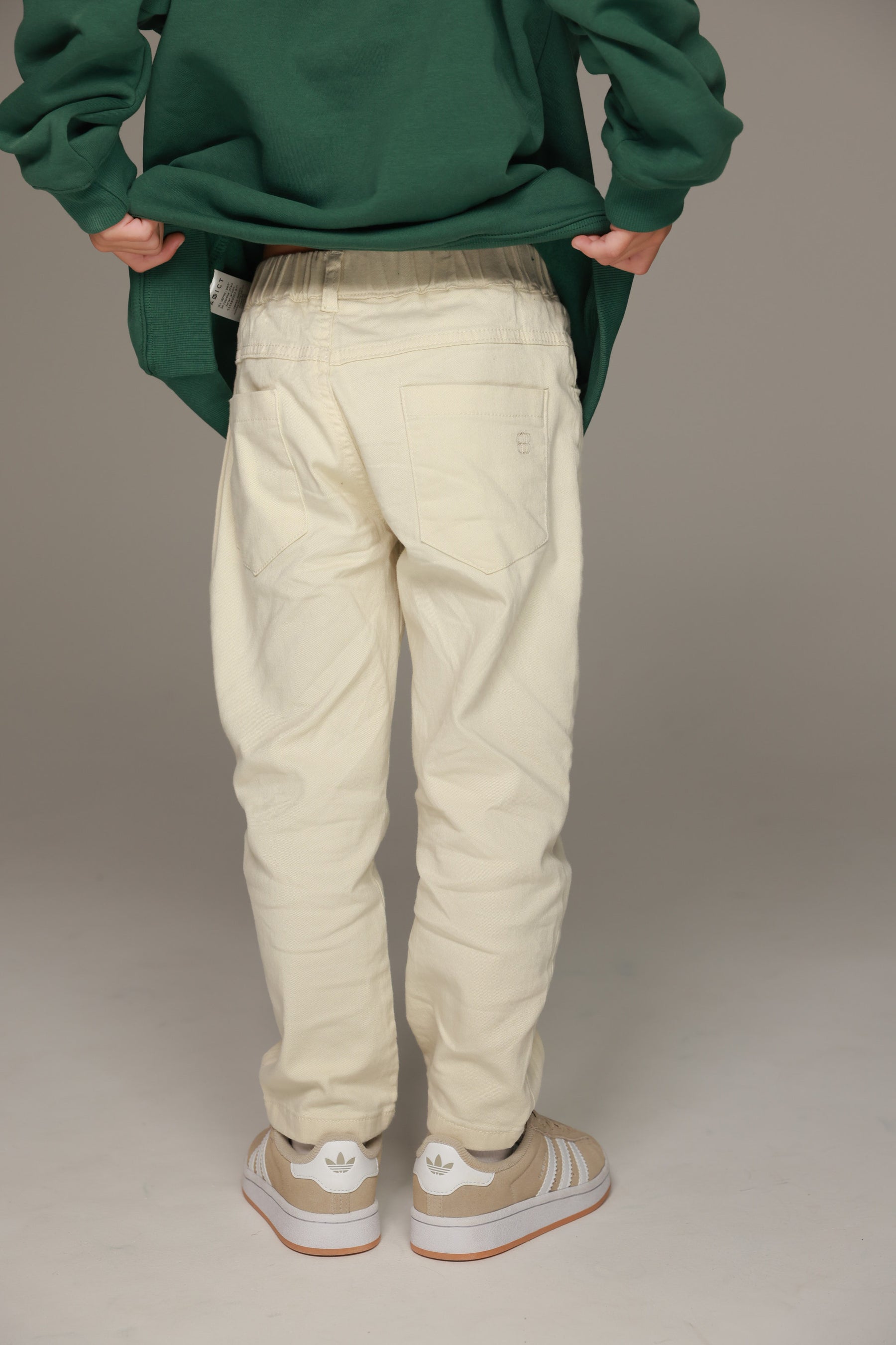 מכנסי ביל שמנת