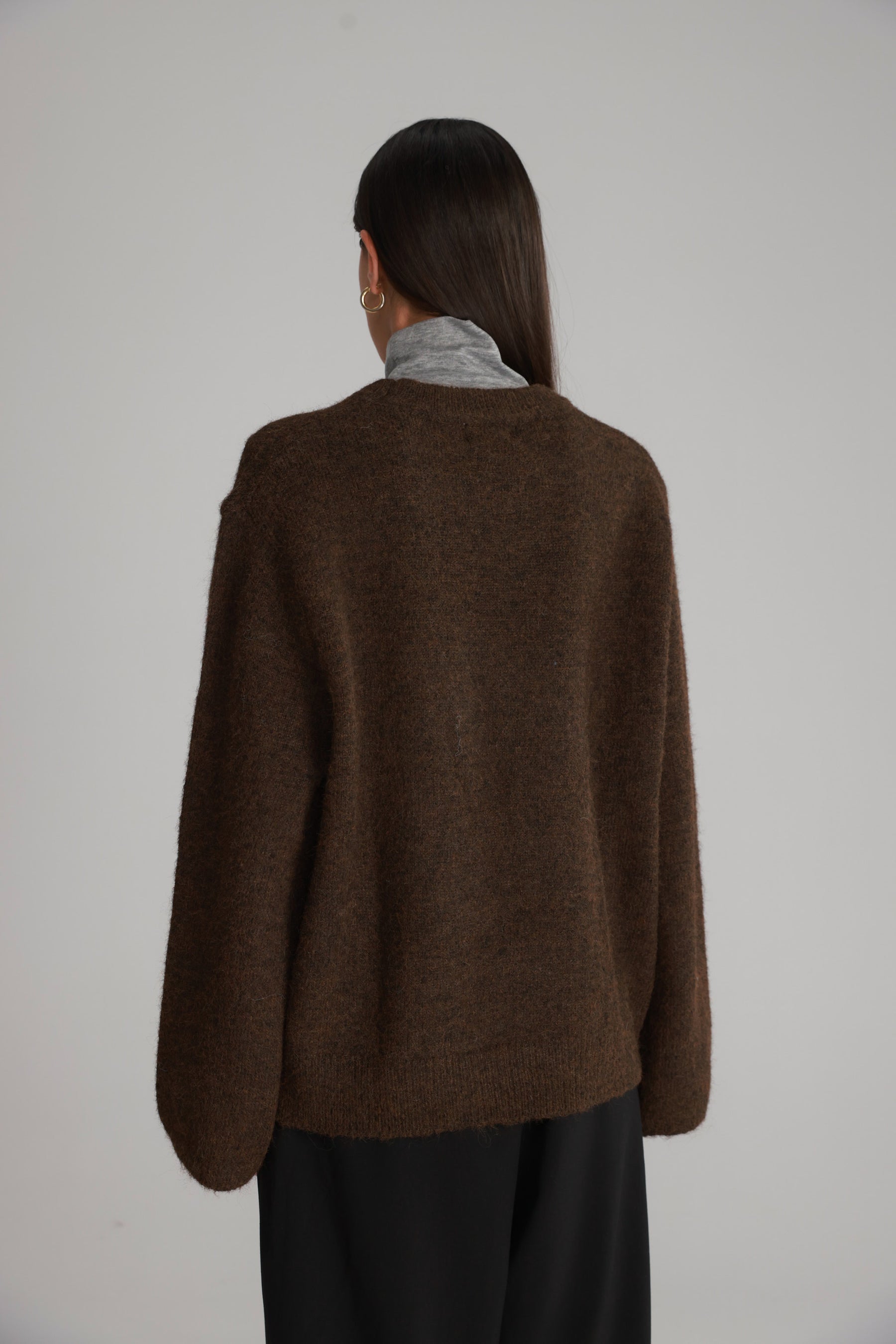 סריג ליב חום כהה