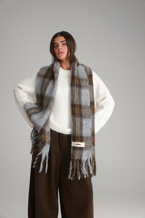 צעיף אלברט אפור