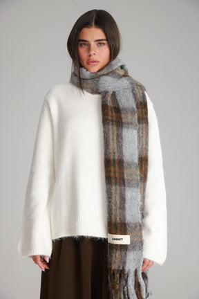 צעיף אלברט אפור