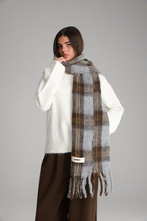 צעיף אלברט אפור