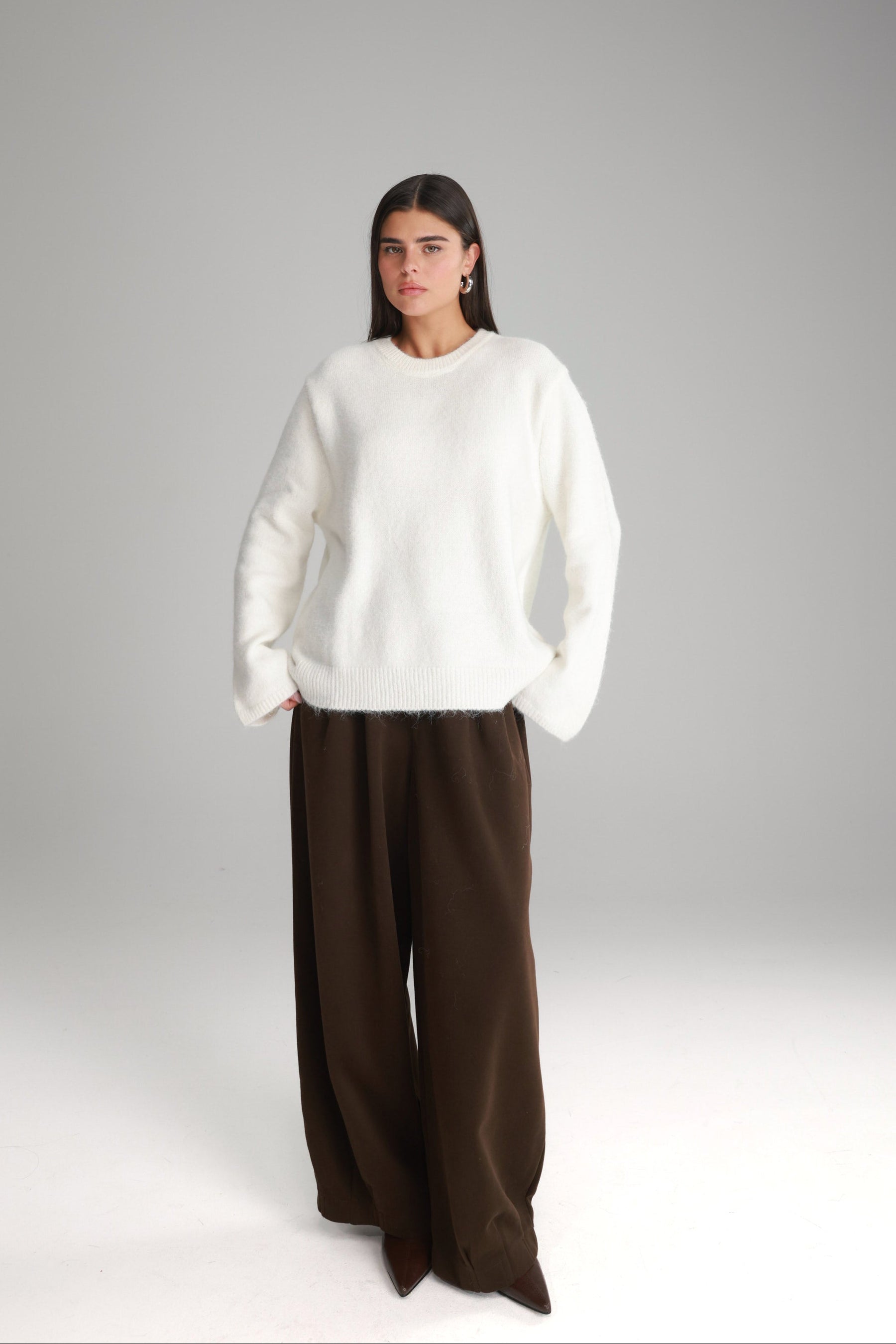 סריג ליב לבן