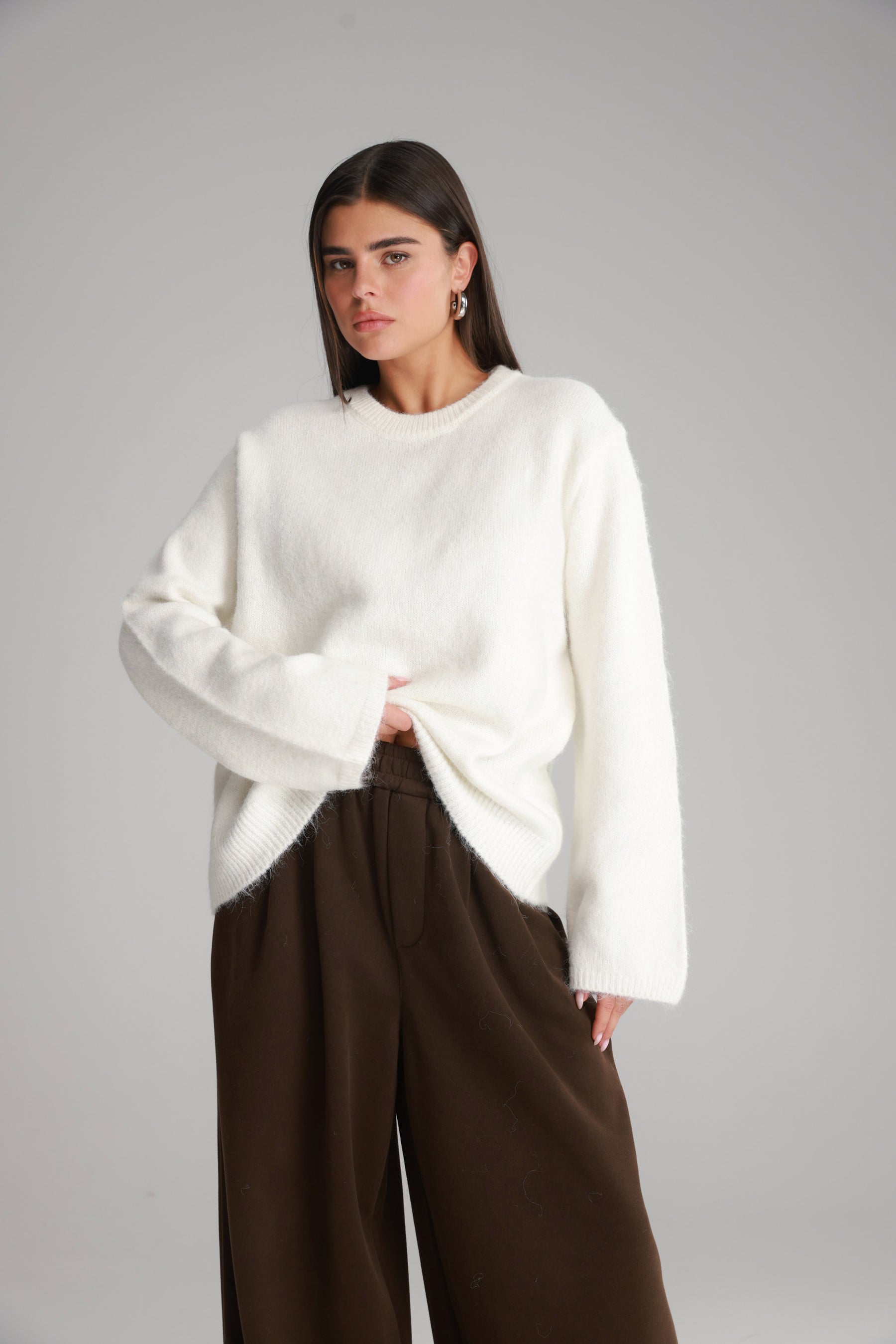 סריג ליב לבן