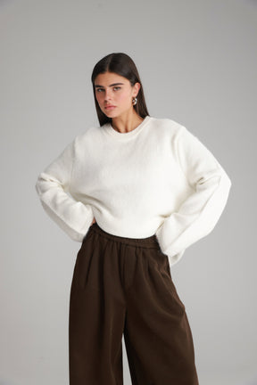 סריג ליב לבן