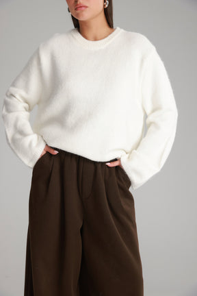 סריג ליב לבן