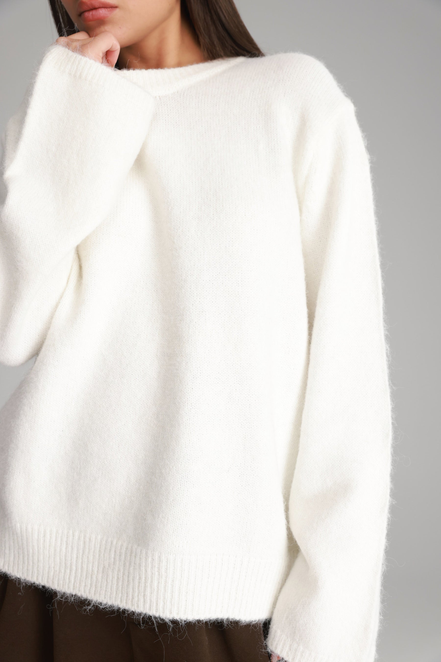 סריג ליב לבן