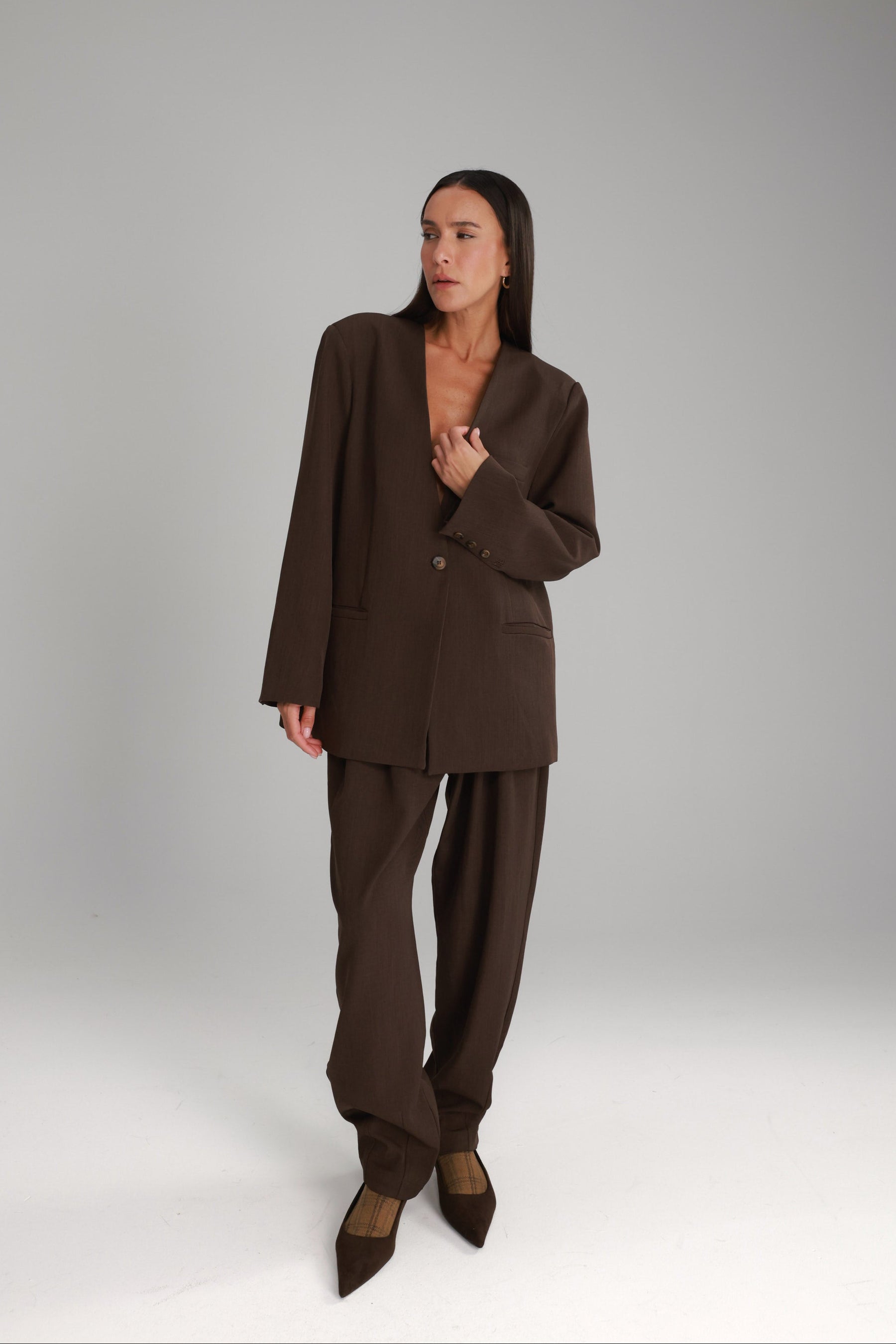 מכנסי אלכסנדרה חומים