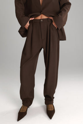 מכנסי אלכסנדרה חומים