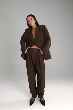 מכנסי אלכסנדרה חומים