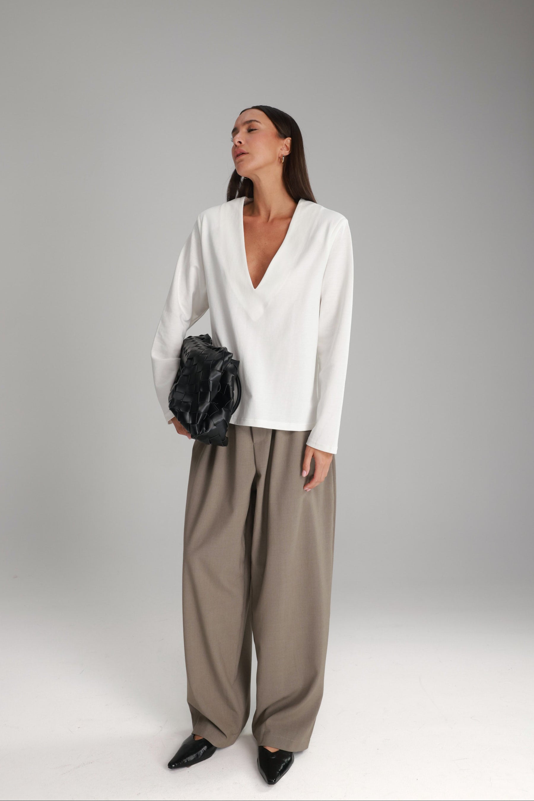 חולצת מרינה לבנה