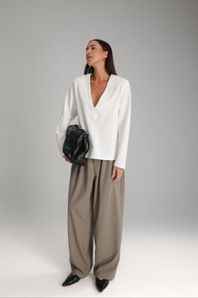 חולצת מרינה לבנה