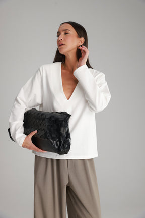 חולצת מרינה לבנה