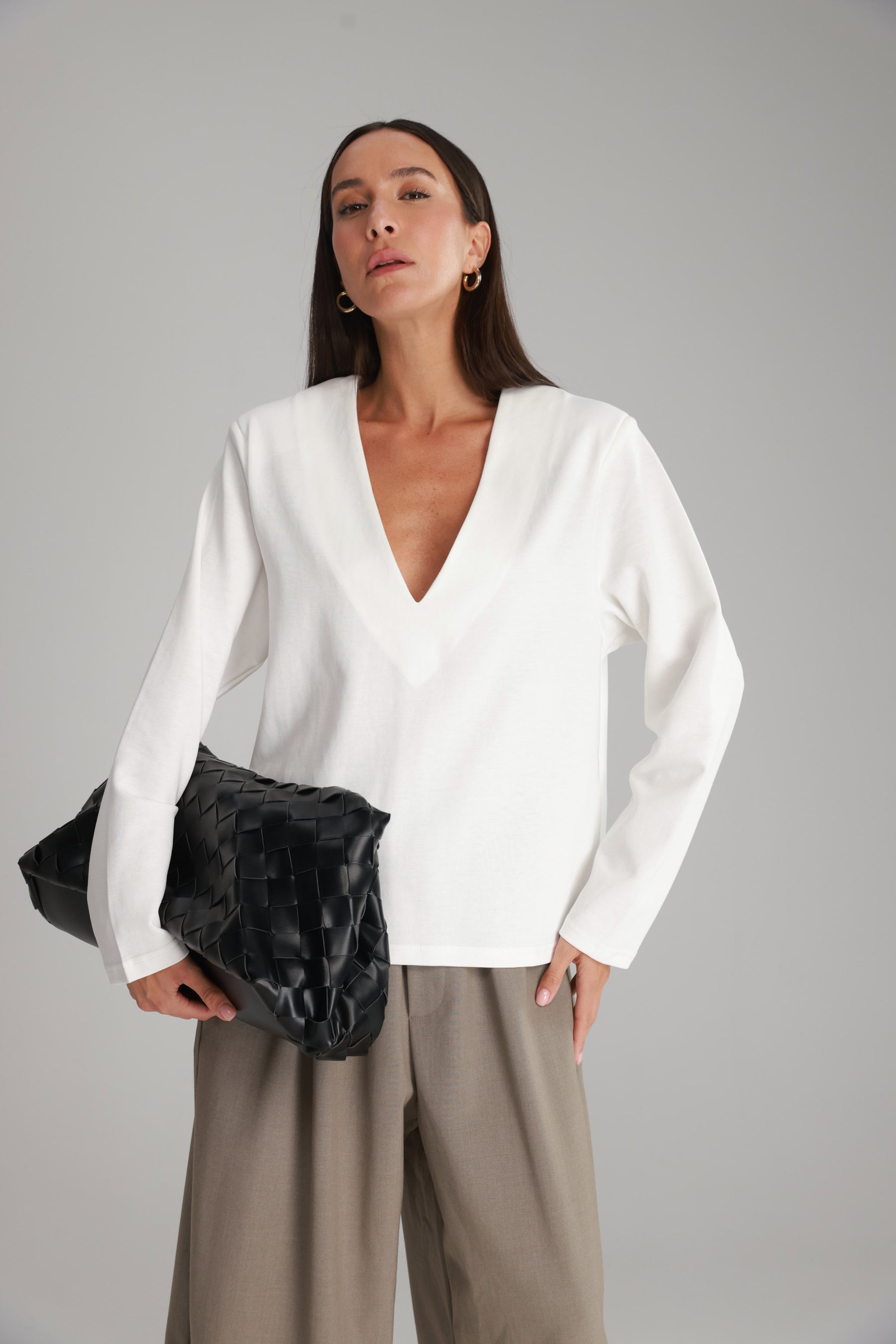 חולצת מרינה לבנה