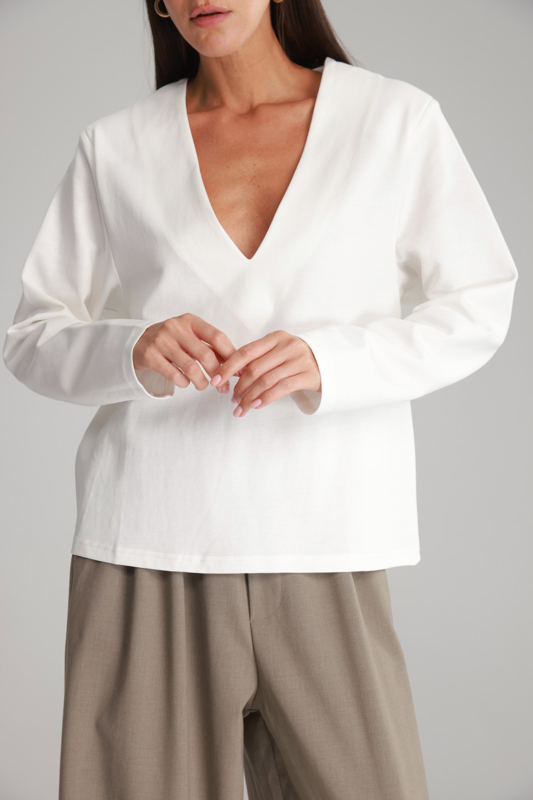 חולצת מרינה לבנה