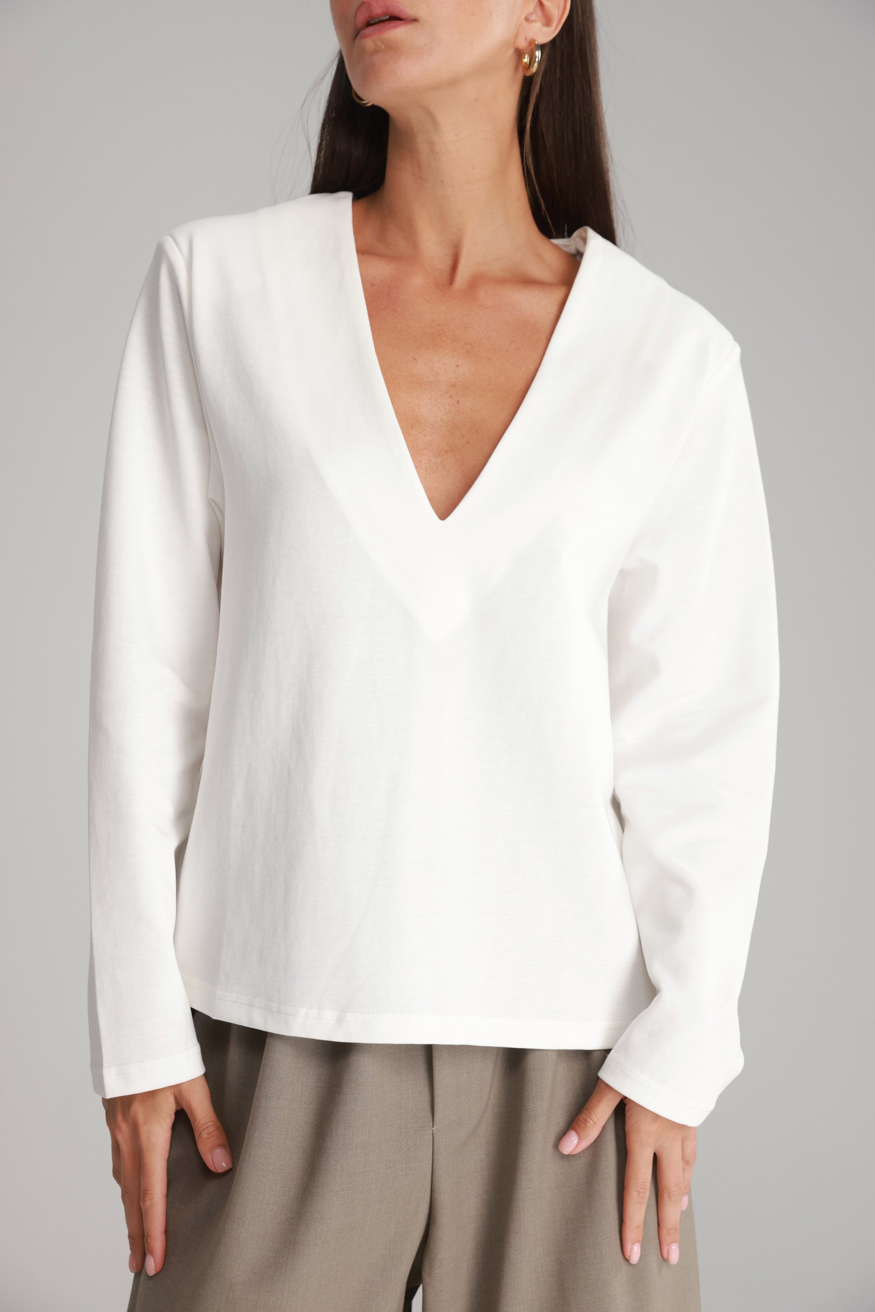 חולצת מרינה לבנה