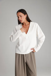 חולצת מרינה לבנה