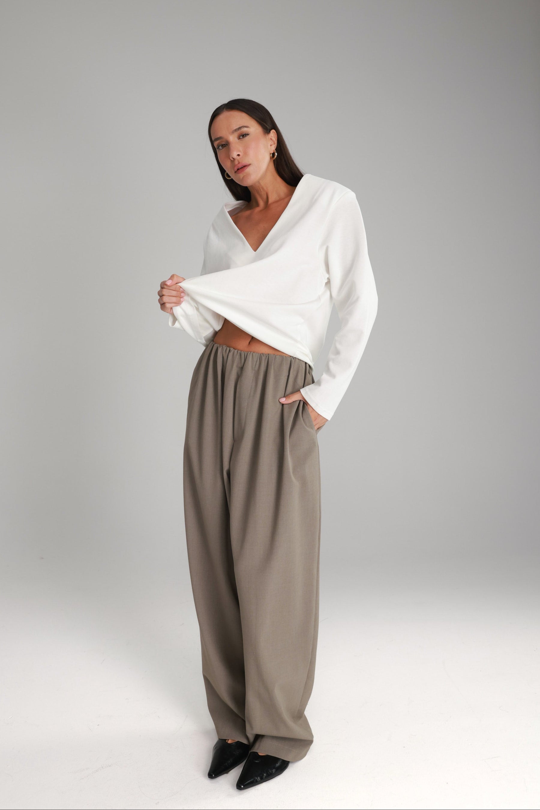 מכנסי מנואלה חאקי