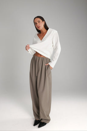 מכנסי מנואלה חאקי