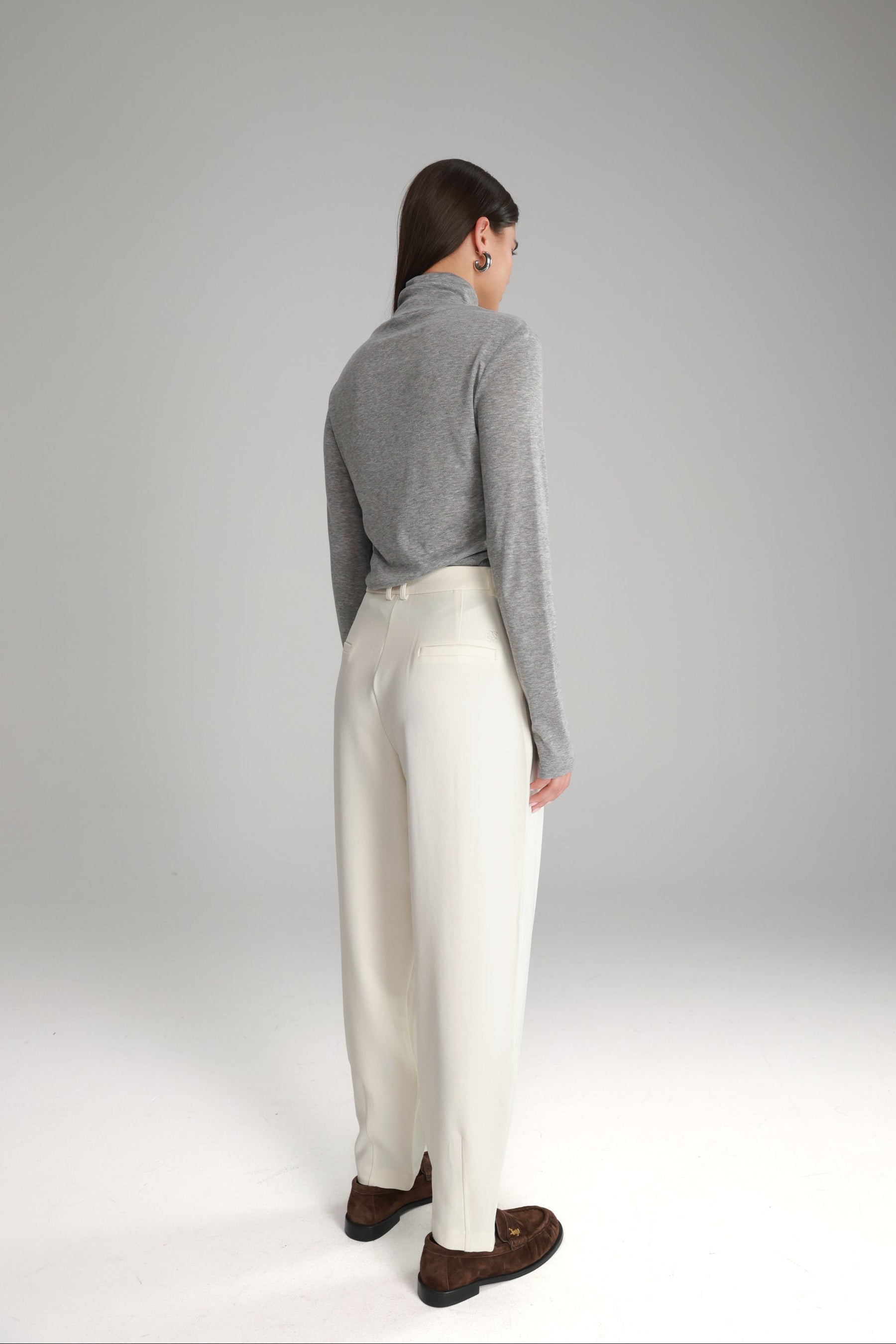 מכנסי אלכסנדרה שמנת