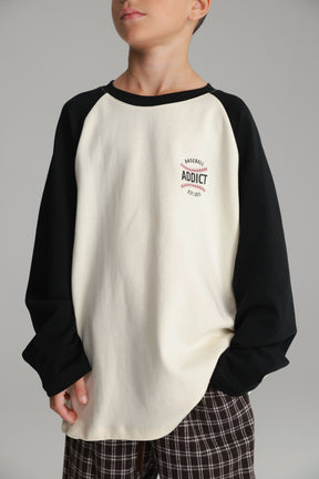 חולצת מיי שמנת/שחור