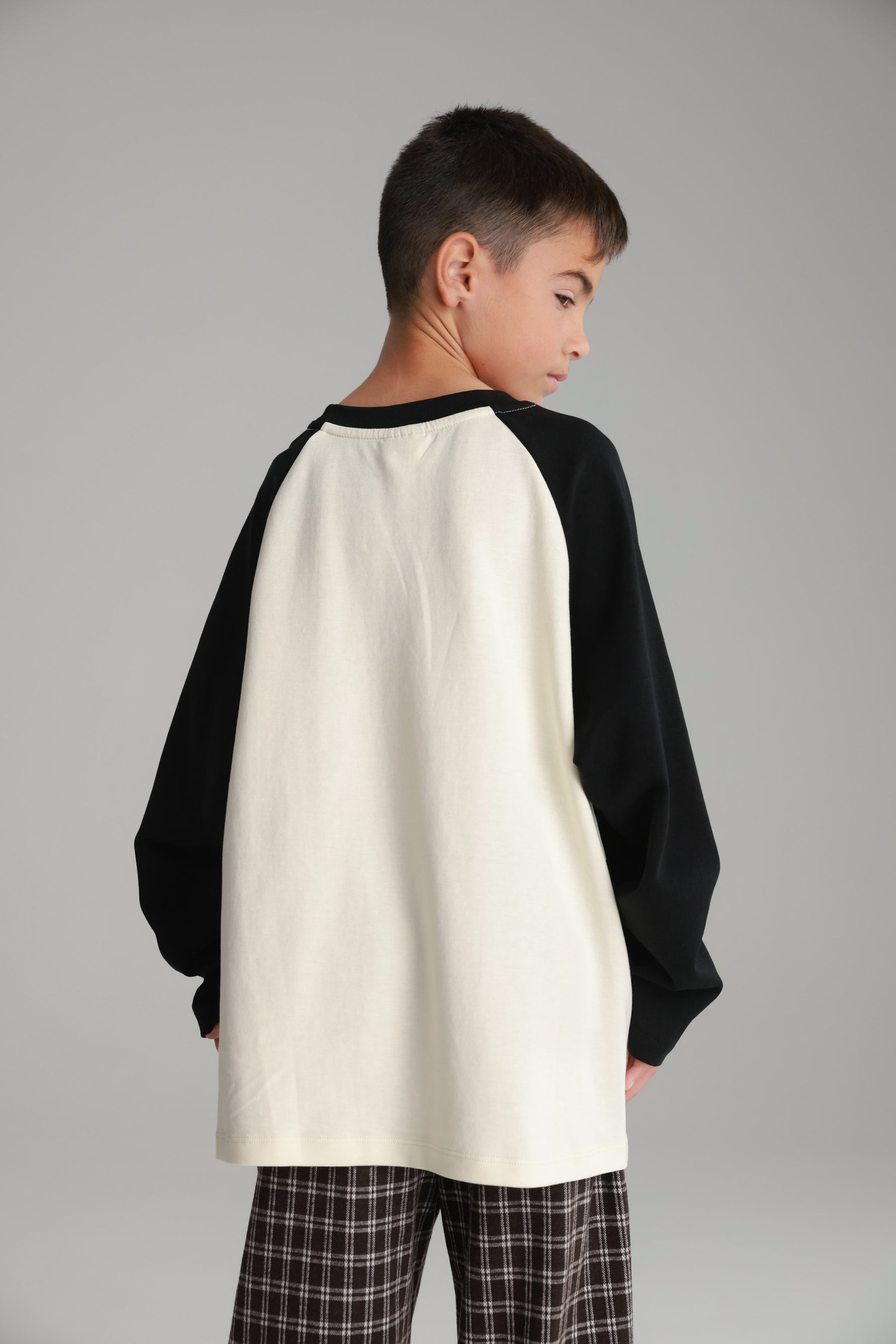 חולצת מיי שמנת/שחור