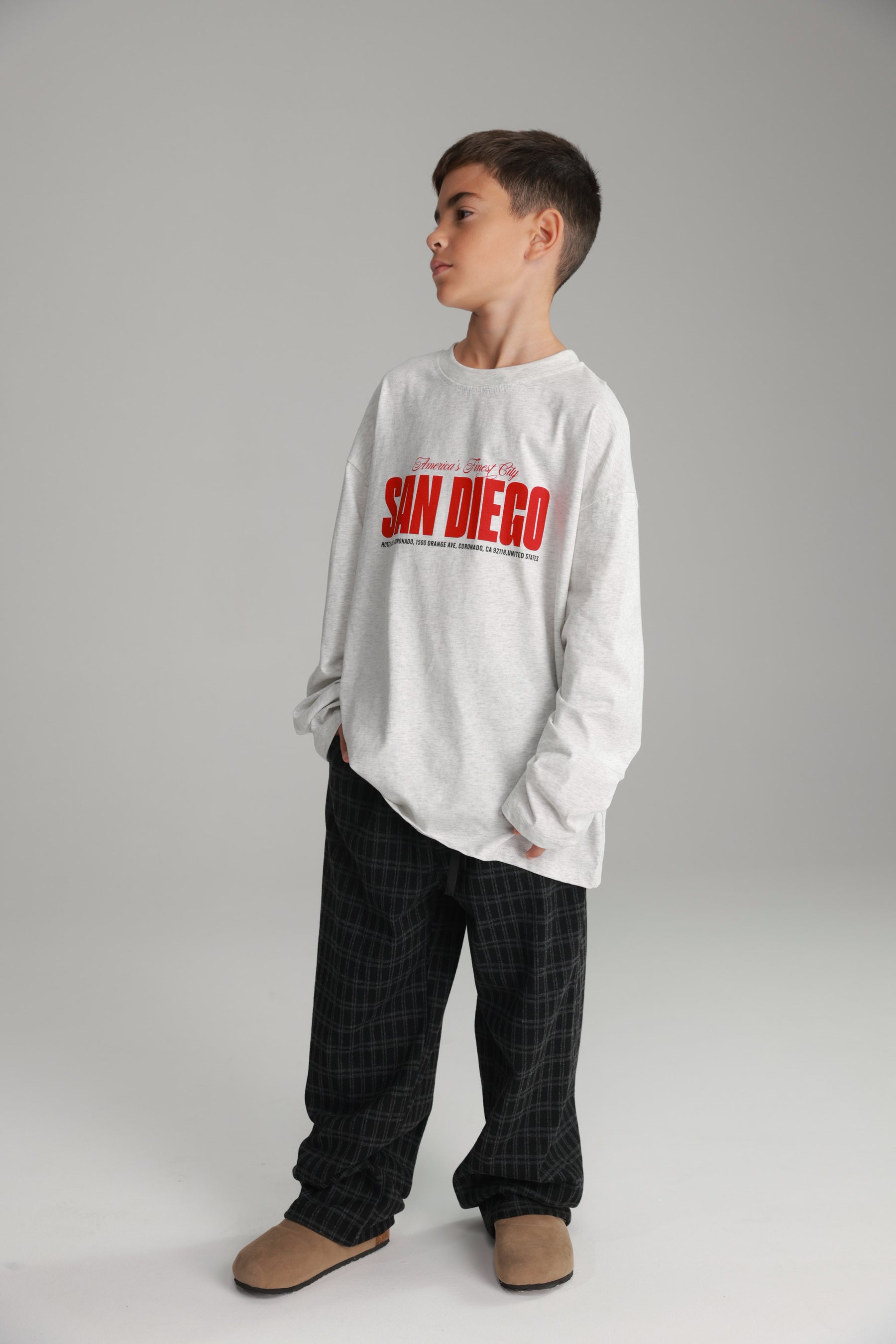 מכנסי אנטון אפור כהה