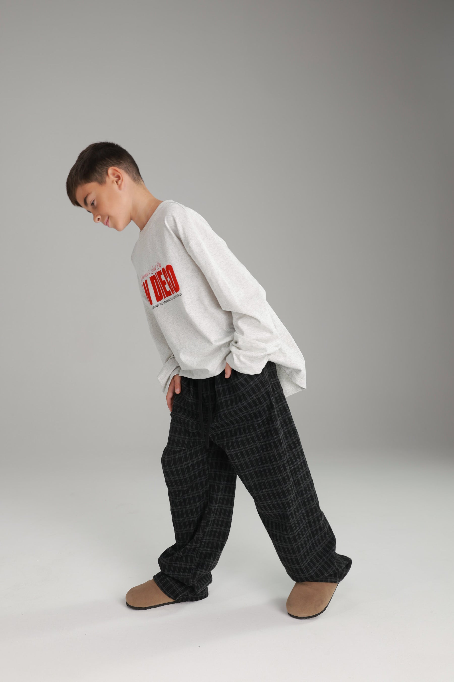 מכנסי אנטון אפור כהה