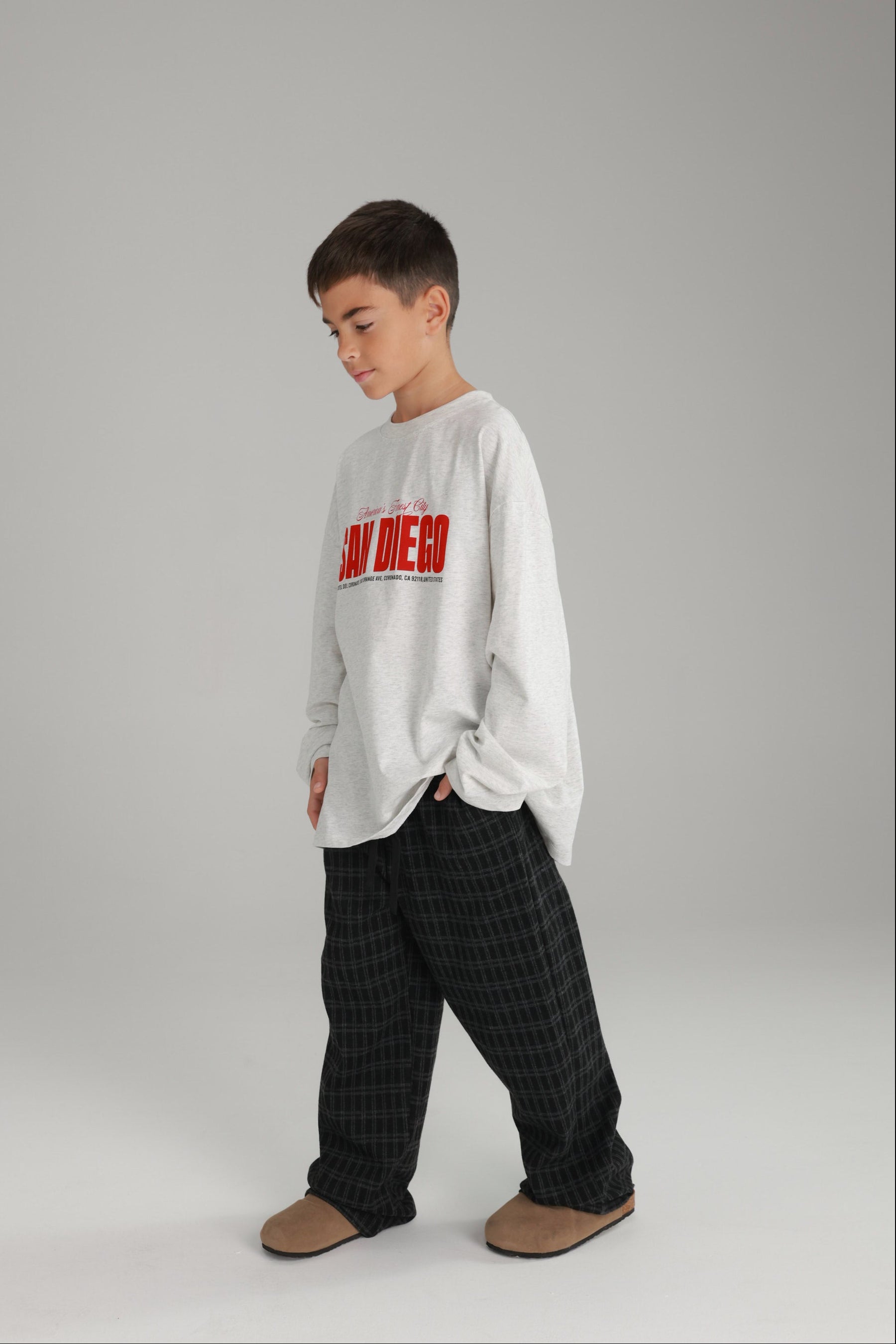 מכנסי אנטון אפור כהה