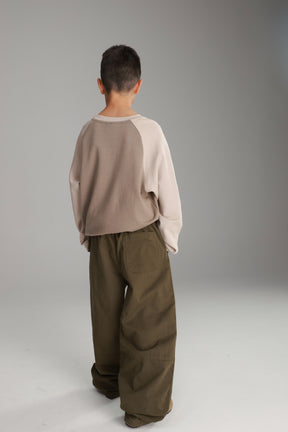 חולצת מיי חאקי/בז'