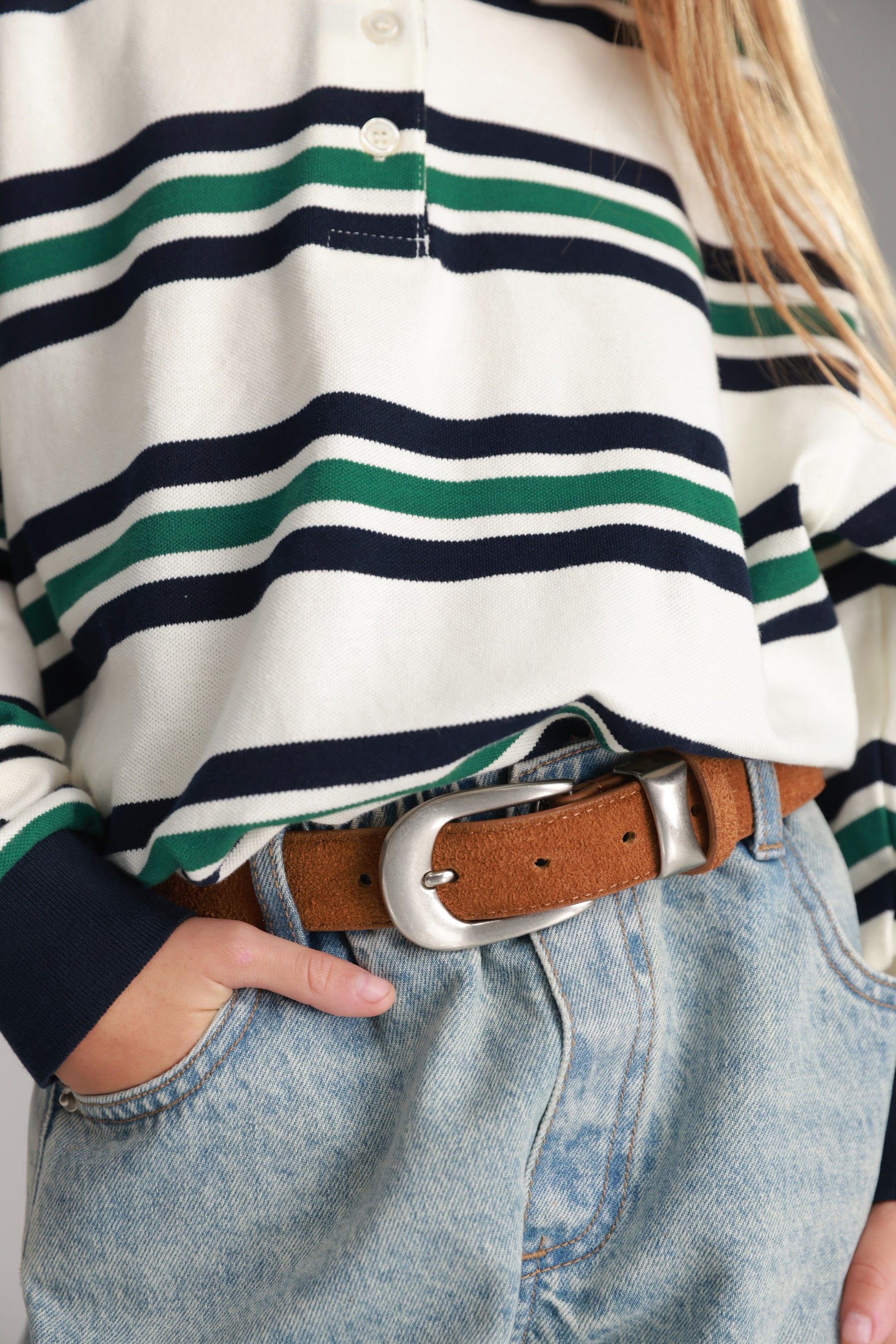 חגורת מודי קאמל אבזם כסף