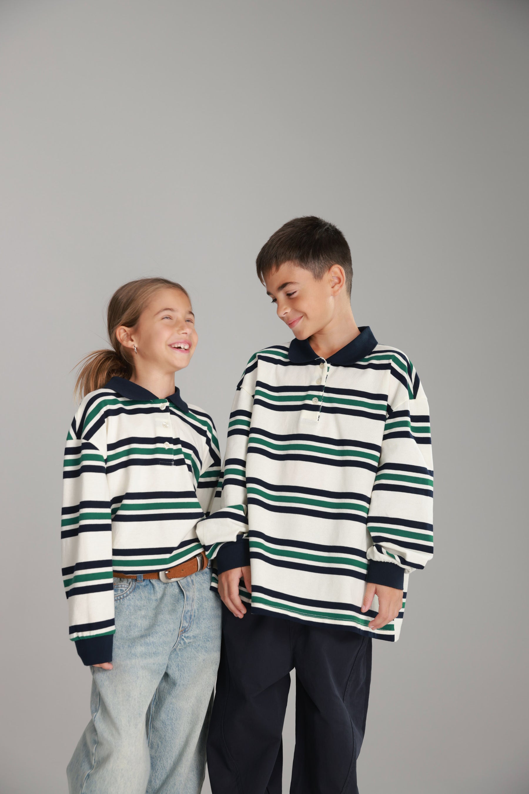 חולצת לורה פסים לבן/נייבי