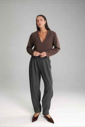 מכנסי אלכסנדרה אפורים