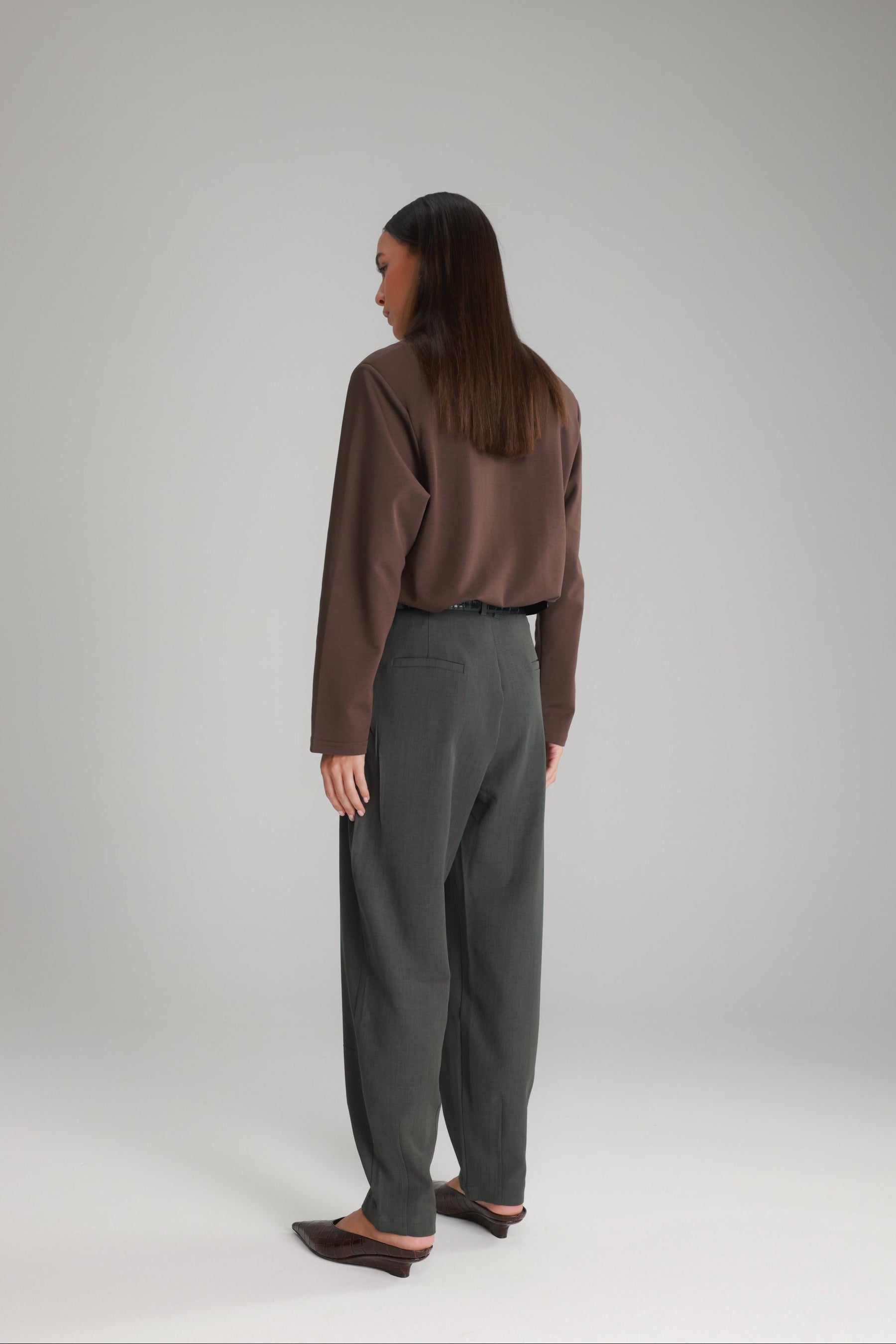 מכנסי אלכסנדרה אפורים