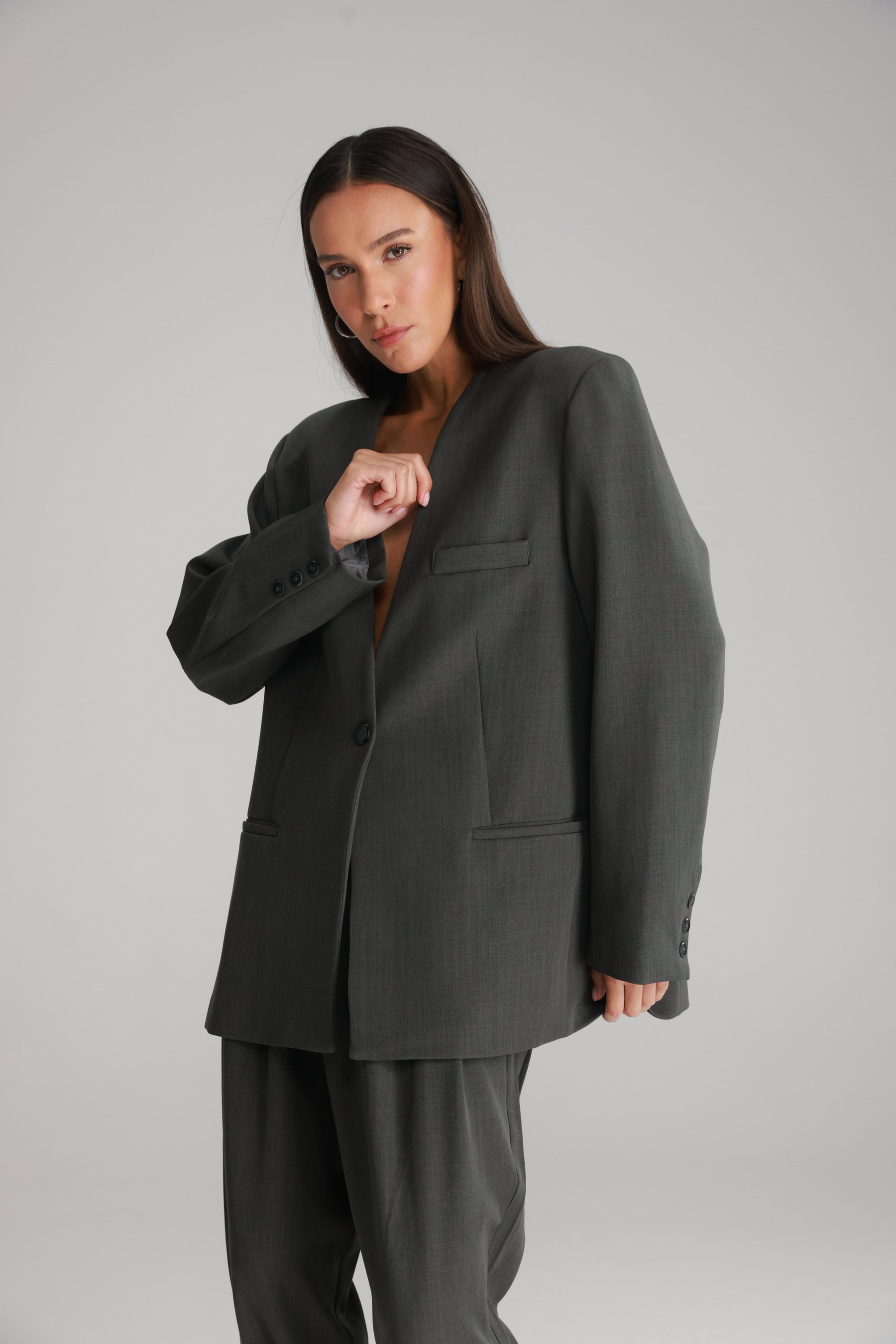 בלייזר אנאבל אפור