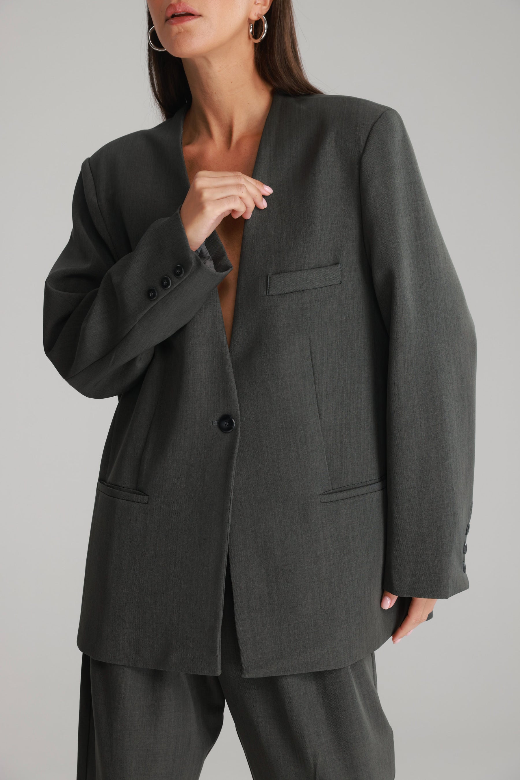 בלייזר אנאבל אפור