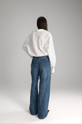 ג'ינס צ'לסי כחול כהה